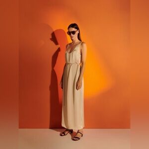 Minimal Slip Dress with tie, NWT!